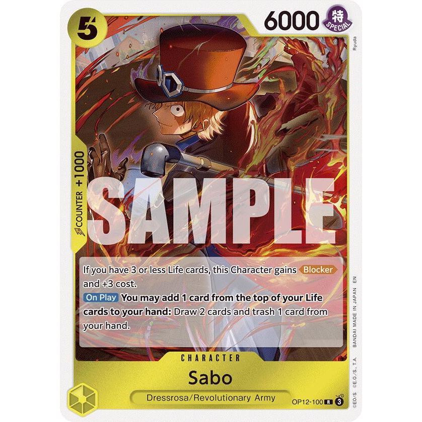 OPCG [OP12-100 R] Sabo