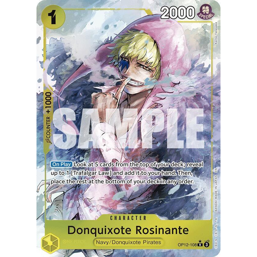 OPCG [OP12-108 R] Donquixote Rosinante (Alternate Art)