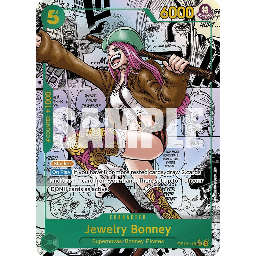 OPCG [OP12-118 SEC] Jewelry Bonney (Manga)