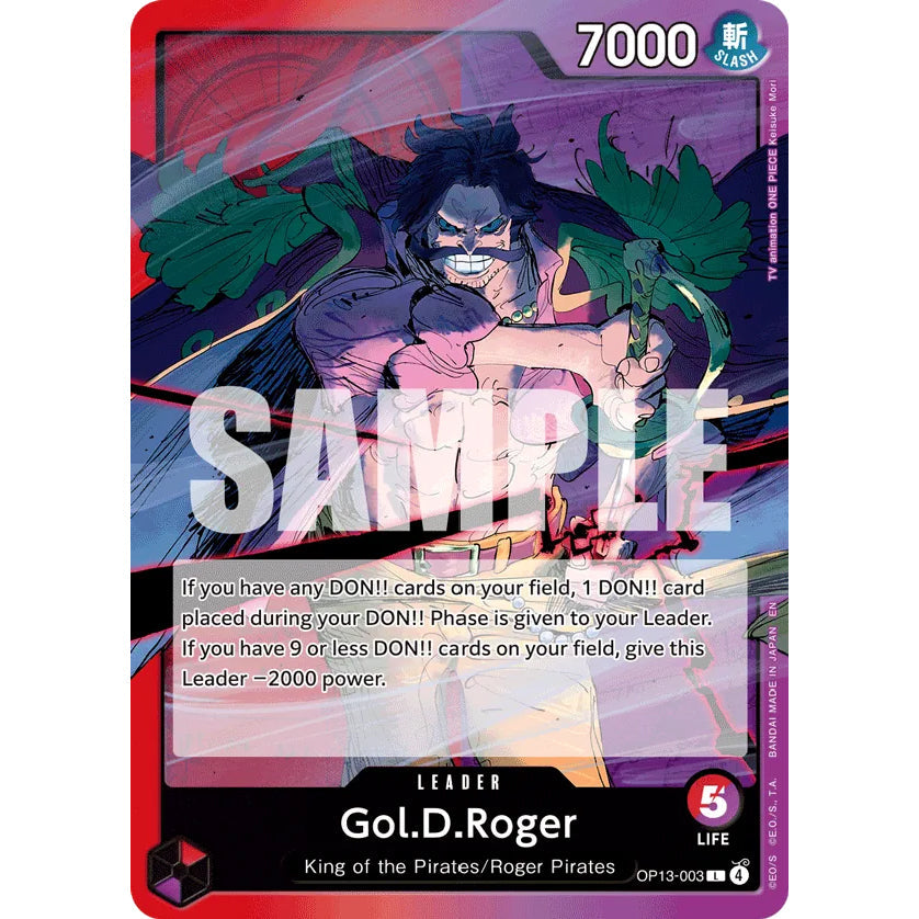 OPCG [OP13-003 L] Gol.D.Roger