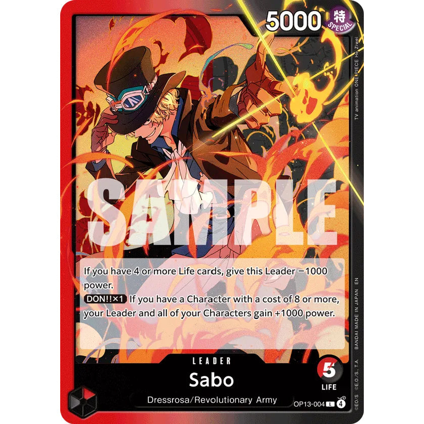 OPCG [OP13-004 L] Sabo