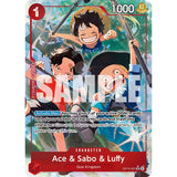 OPCG [OP13-007 SR] Ace & Sabo & Luffy (Alternate Art)