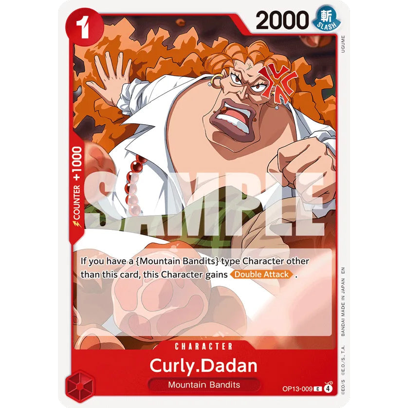 OPCG [OP13-009 C] Curly.Dadan