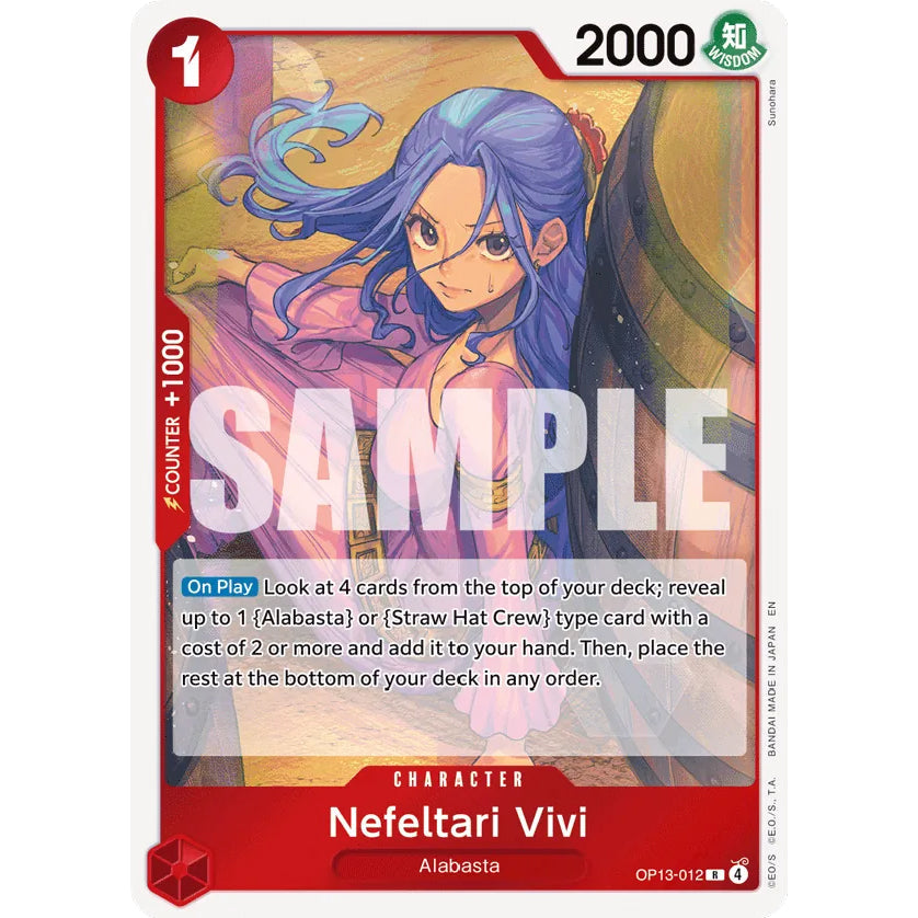 OPCG [OP13-012 R] Nefeltari Vivi