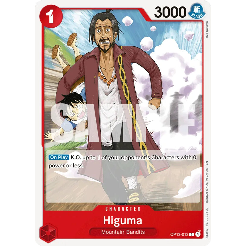 OPCG [OP13-013 C] Higuma