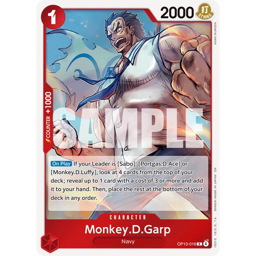 OPCG [OP13-016 R] Monkey.D.Garp