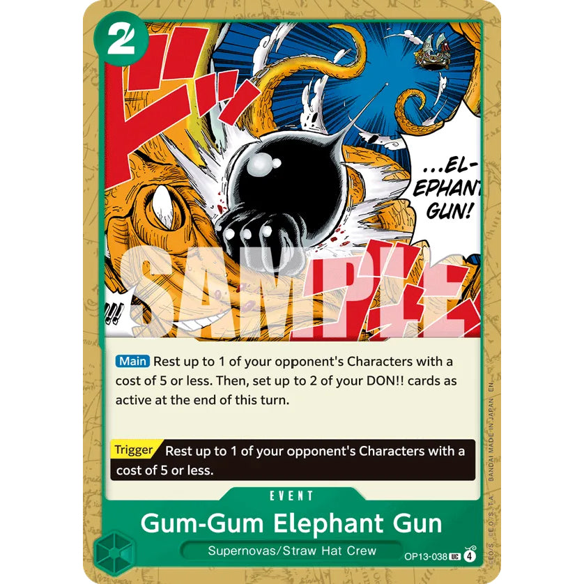 OPCG [OP13-038 UC] Gum-Gum Elephant Gun