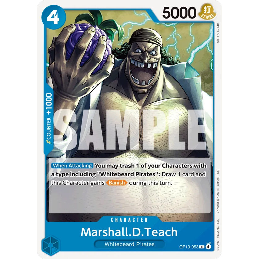 OPCG [OP13-053 C] Marshall.D.Teach