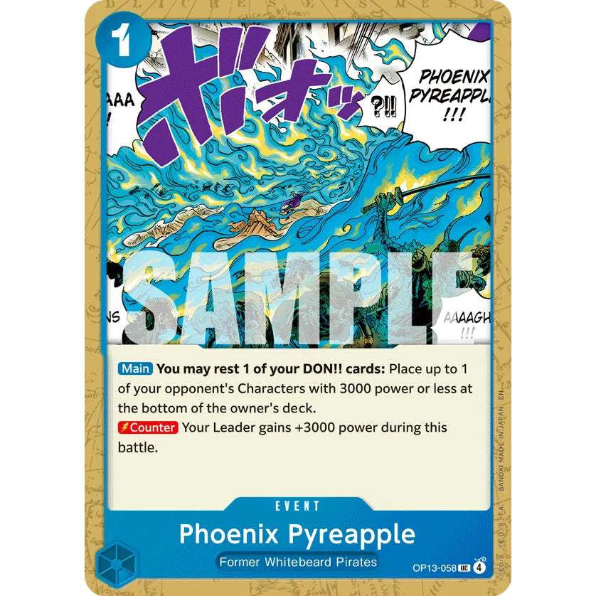 OPCG [OP13-058 UC] Phoenix Pyreapple