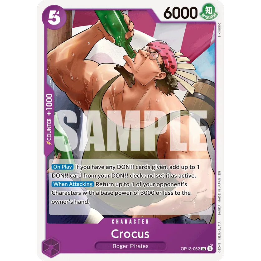 OPCG [OP13-062 UC] Crocus