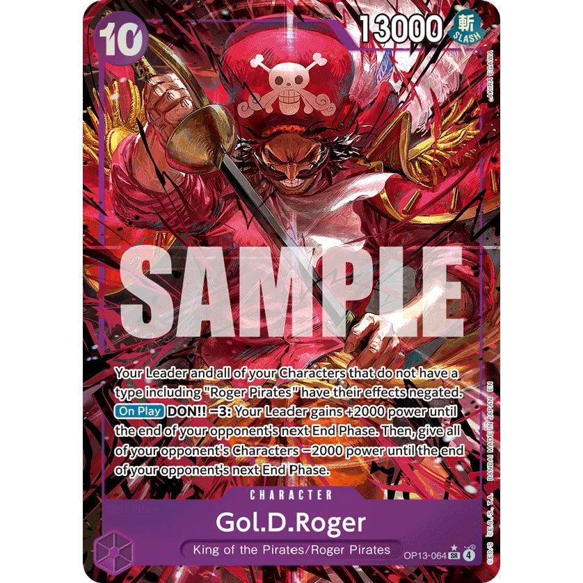 OPCG [OP13-064 SR] Gol.D.Roger (Alternate Art)