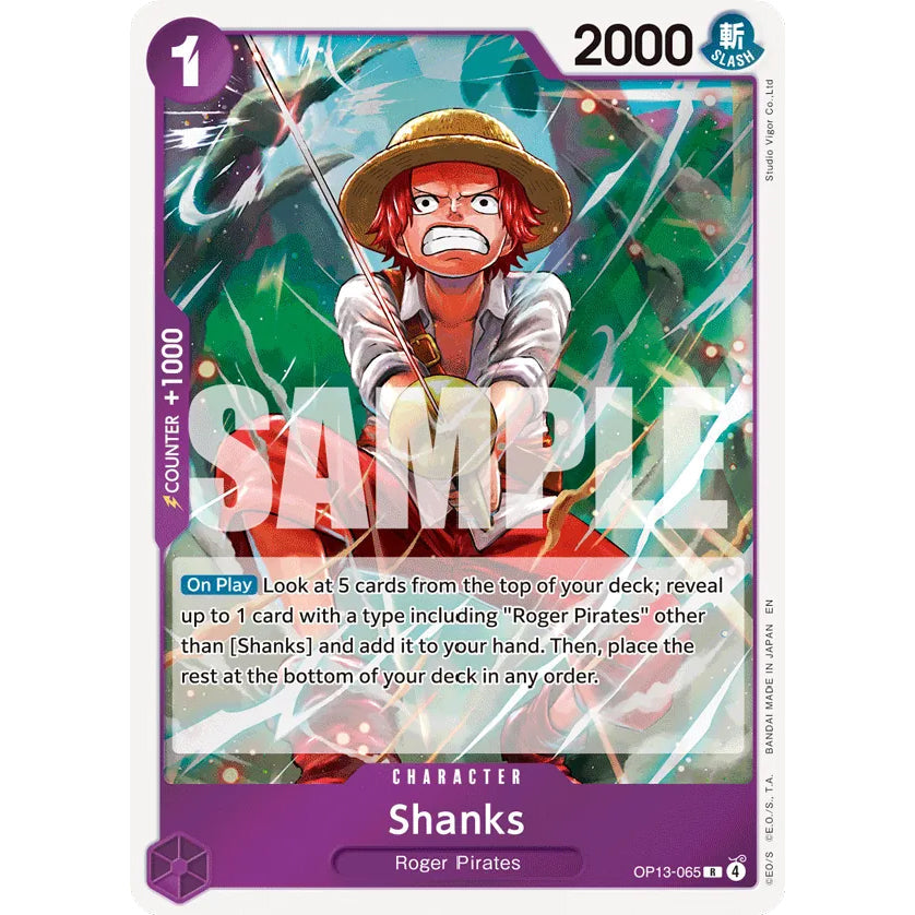 OPCG [OP13-065 R] Shanks
