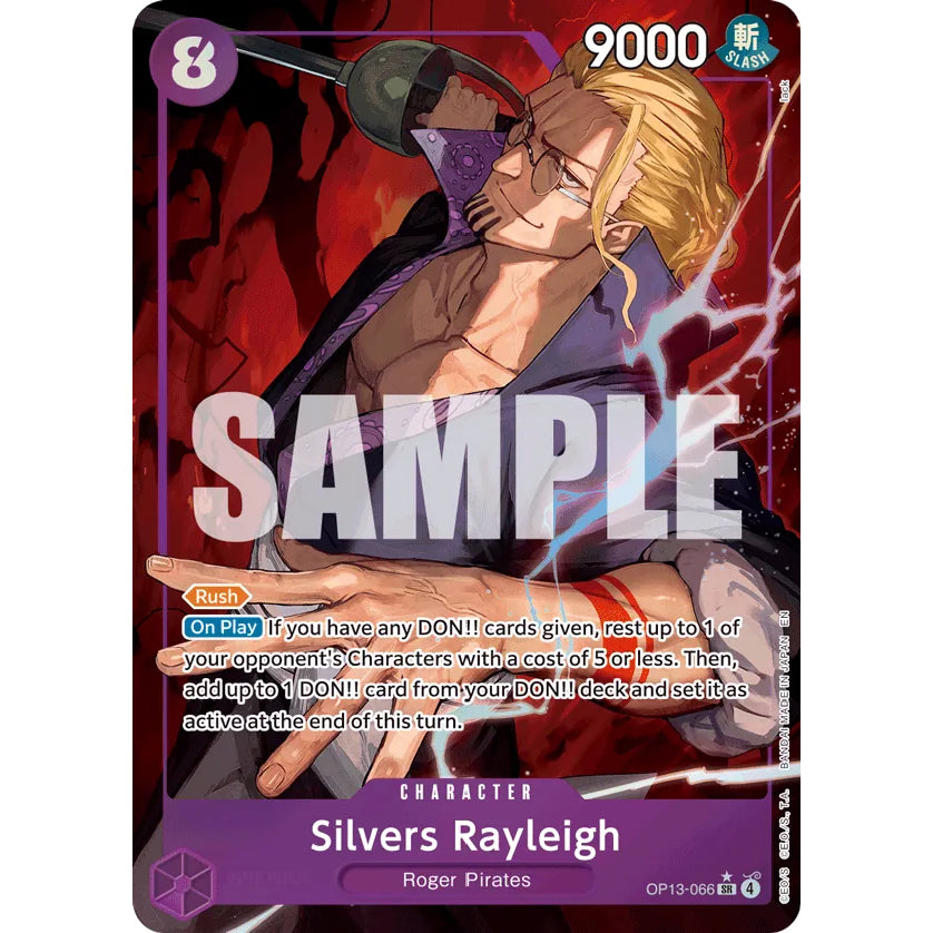 OPCG [OP13-066 SR] Silvers Rayleigh (Alternate Art)