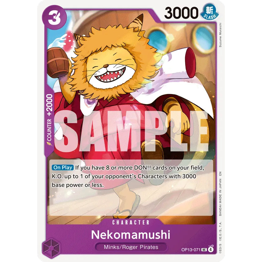 OPCG [OP13-071 UC] Nekomamushi