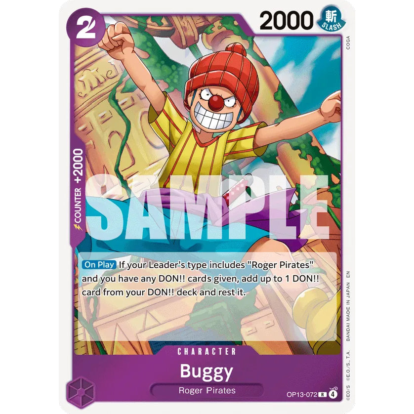 OPCG [OP13-072 R] Buggy