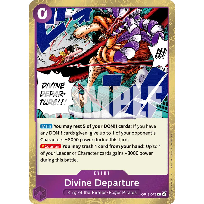 OPCG [OP13-076 R] Divine Departure
