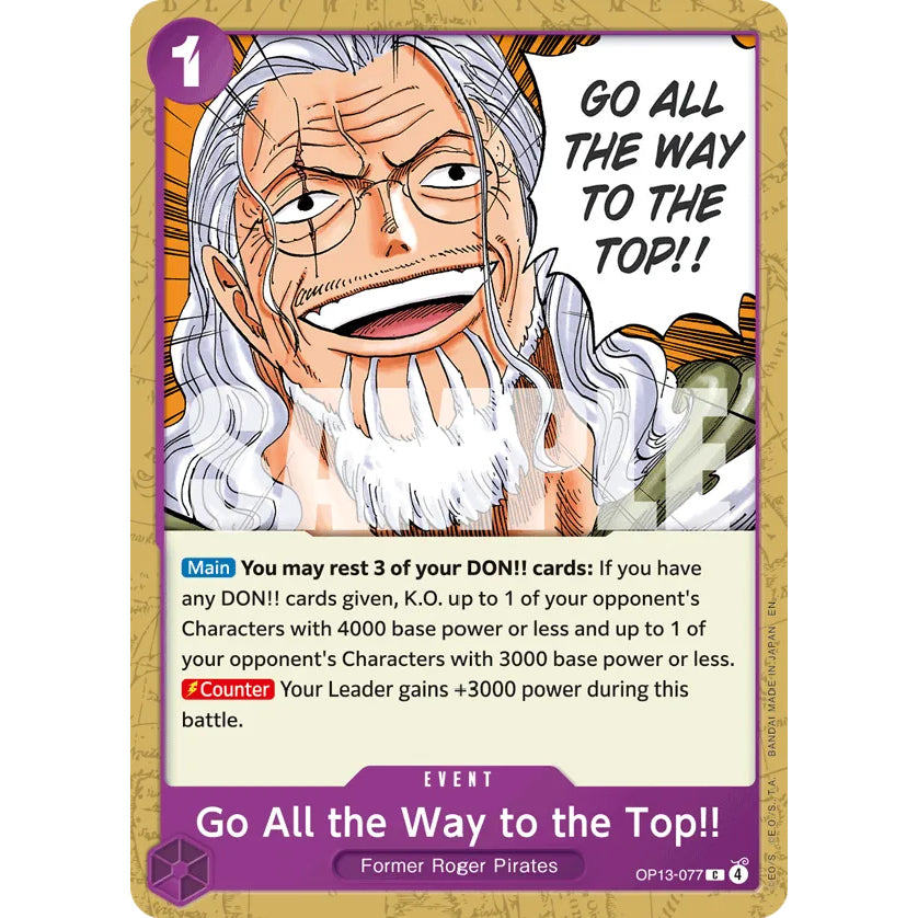 OPCG [OP13-077 C] Go All the Way to the Top!!