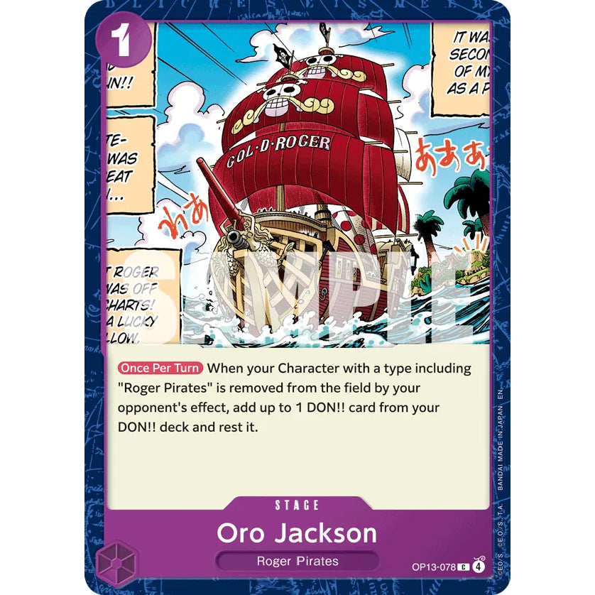 OPCG [OP13-078 C] Oro Jackson
