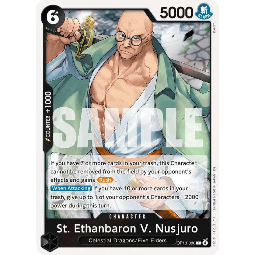 OPCG [OP13-080 R] St. Ethanbaron V. Nusjuro