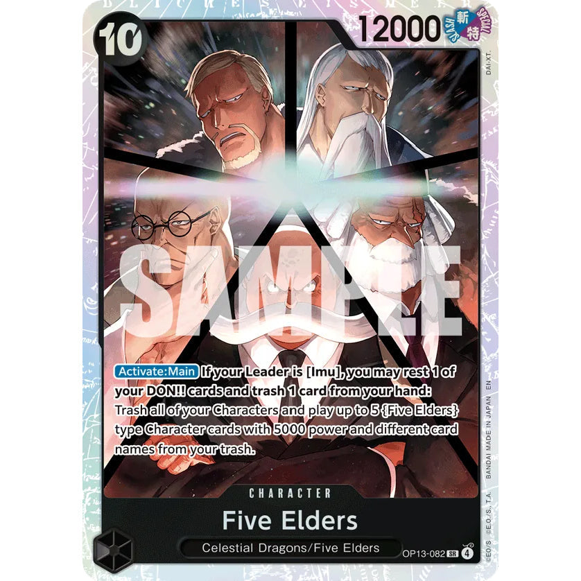 OPCG [OP13-082 SR] Five Elders