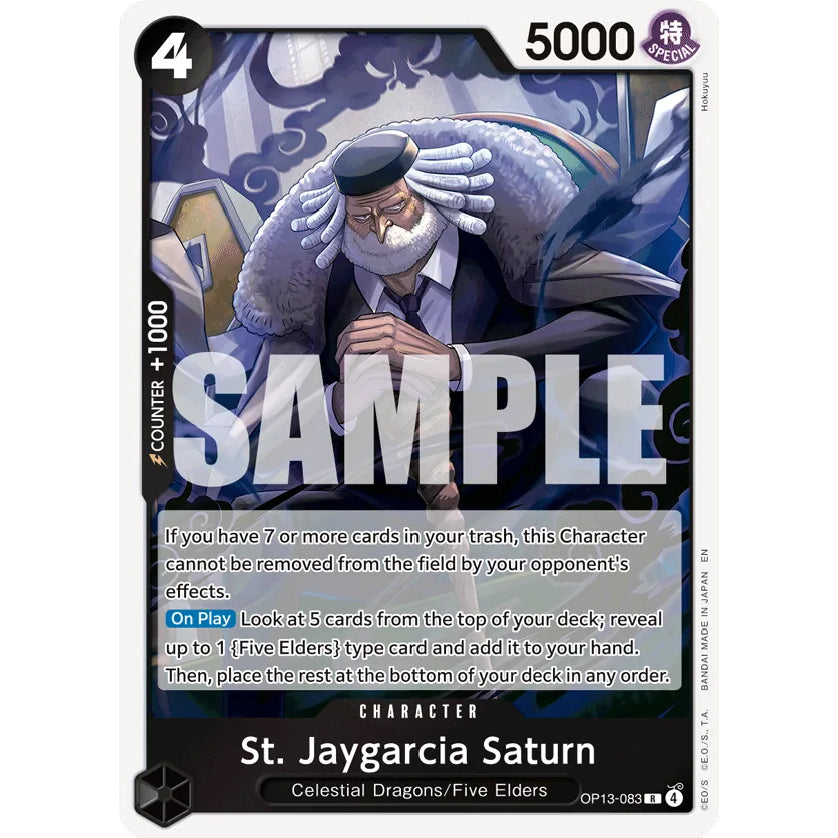 OPCG [OP13-083 R] St. Jaygarcia Saturn