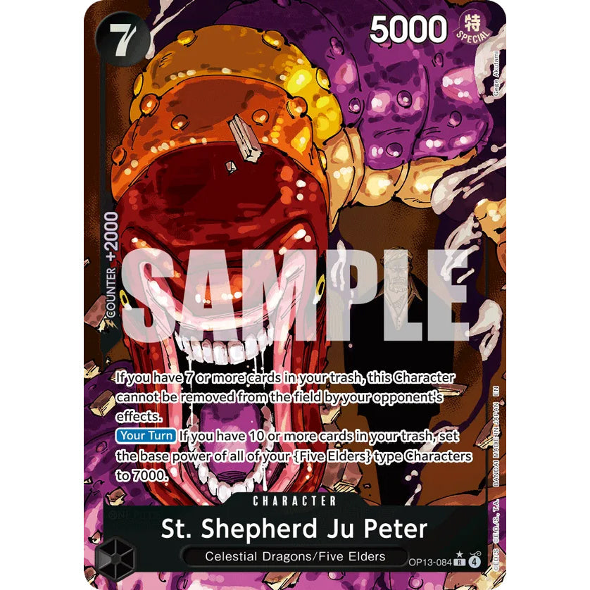 OPCG [OP13-084 R] St. Shepherd Ju Peter (Alternate Art)