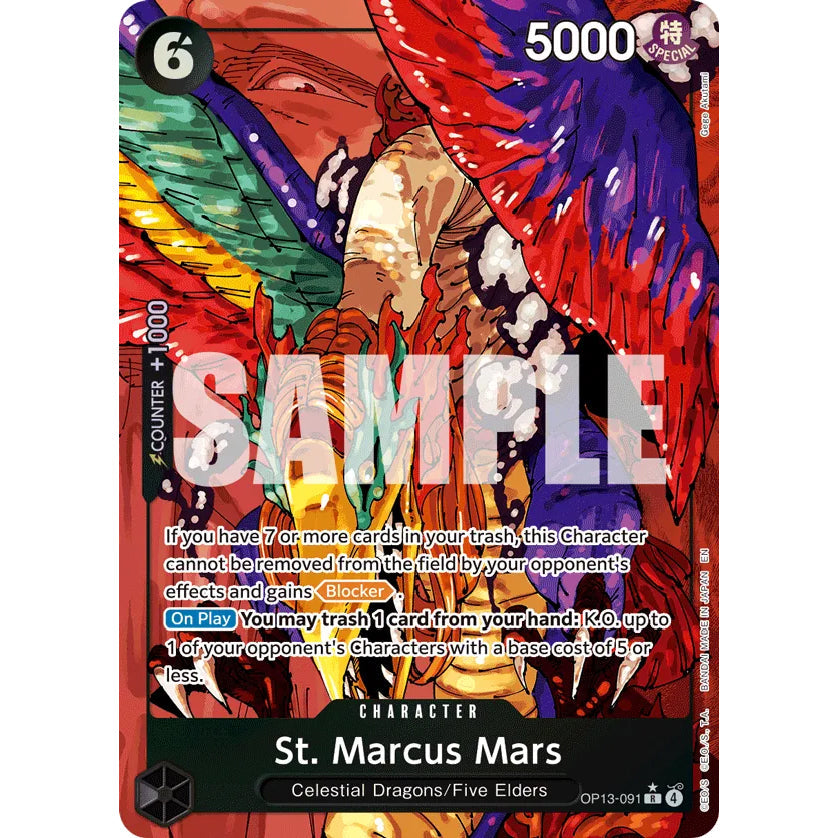OPCG [OP13-091 R] St. Marcus Mars (Alternate Art)