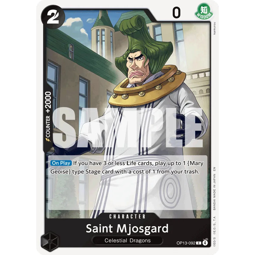 OPCG [OP13-092 C] Saint Mjosgard