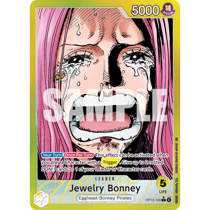OPCG [OP13-100 L] Jewelry Bonney (Alternate Art)