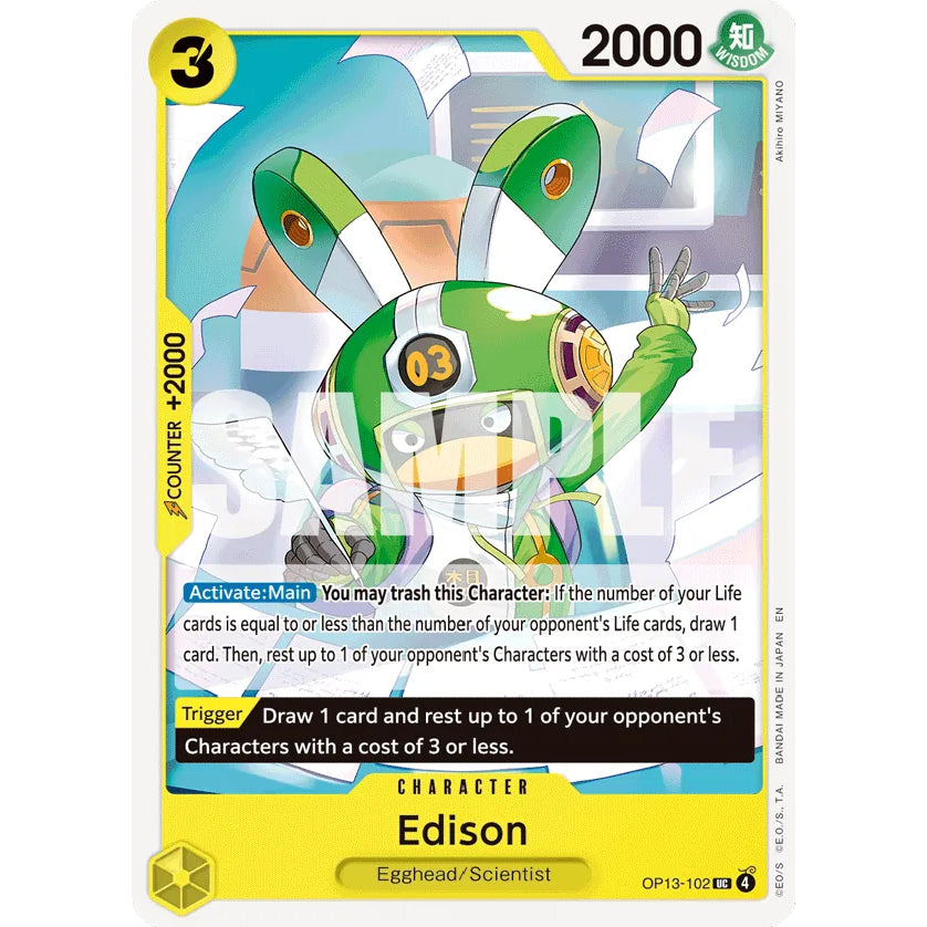 OPCG [OP13-102 UC] Edison
