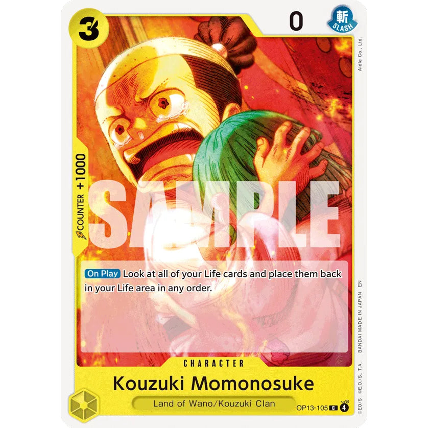 OPCG [OP13-105 C] Kouzuki Momonosuke