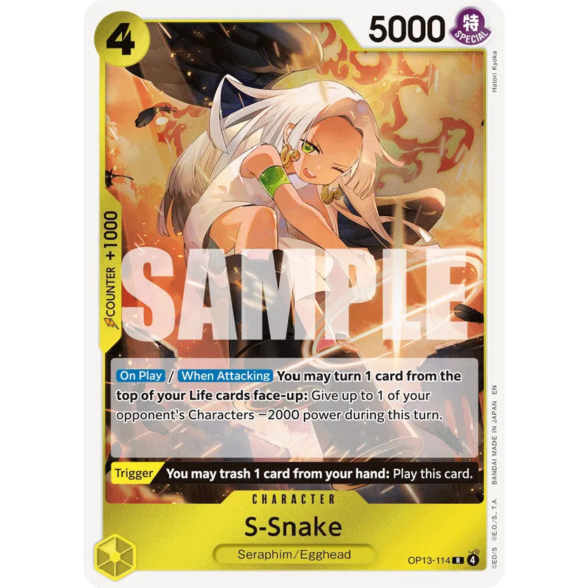 OPCG [OP13-114 R] S-Snake