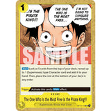 OPCG [OP13-116 UC] The One Who Is the Most Free Is the Pirate King!!!