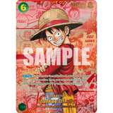 OPCG [OP13-118 SEC] Monkey.D.Luffy (Red Manga)