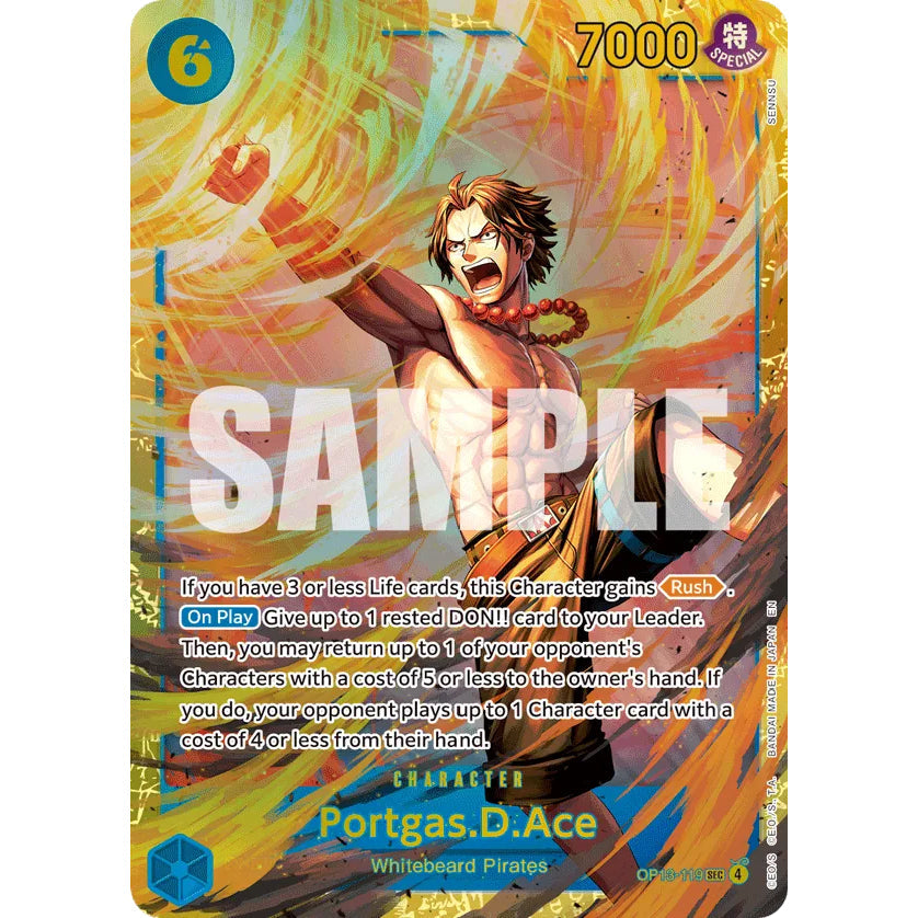 OPCG [OP13-119 SEC] Portgas.D.Ace