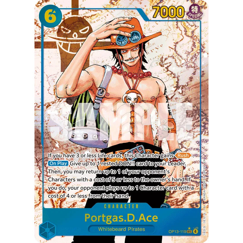 OPCG [OP13-119 SEC] Portgas.D.Ace (Alternate Art)