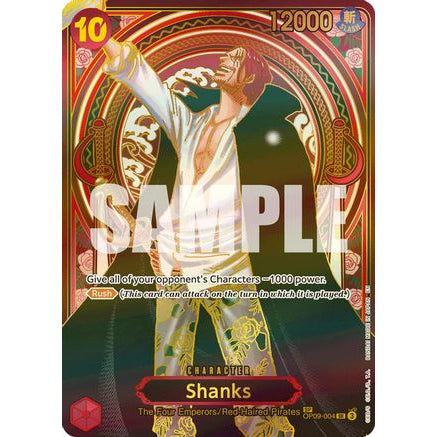 OPCG [OP13-OP09-004 SR] Shanks (SP) (Gold)
