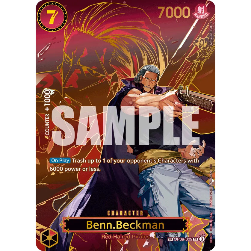 OPCG [OP13-OP09-009 SR] Benn.Beckman (SP)