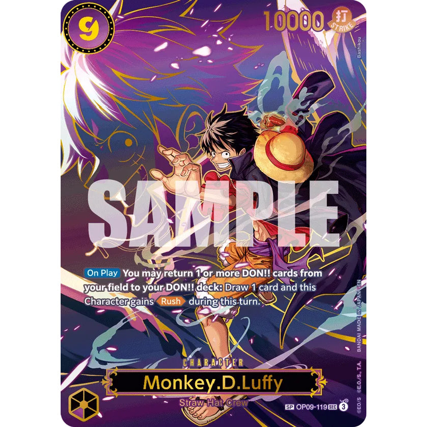 OPCG [OP13-OP09-119 SEC] Monkey.D.Luffy (SP)