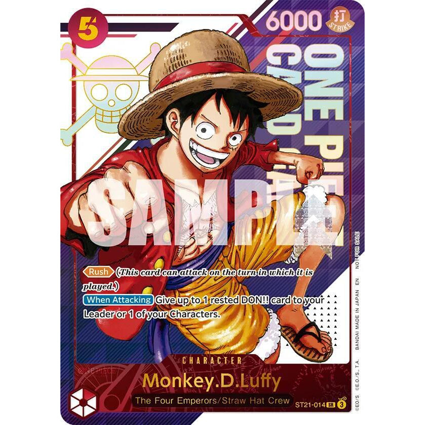 OPCG [OP13-ST21-014 SR] Monkey.D.Luffy (3rd Anniversary Treasure Campaign Pack)