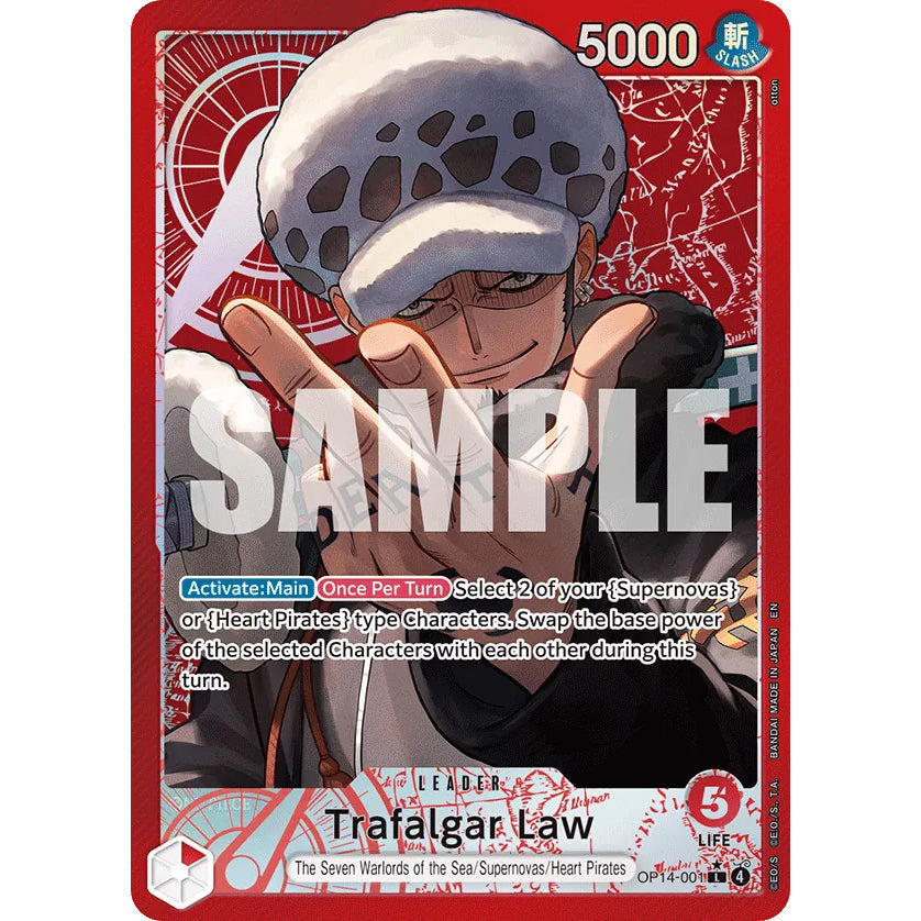 OPCG [OP14-001 L] Trafalgar Law (Alternate Art)