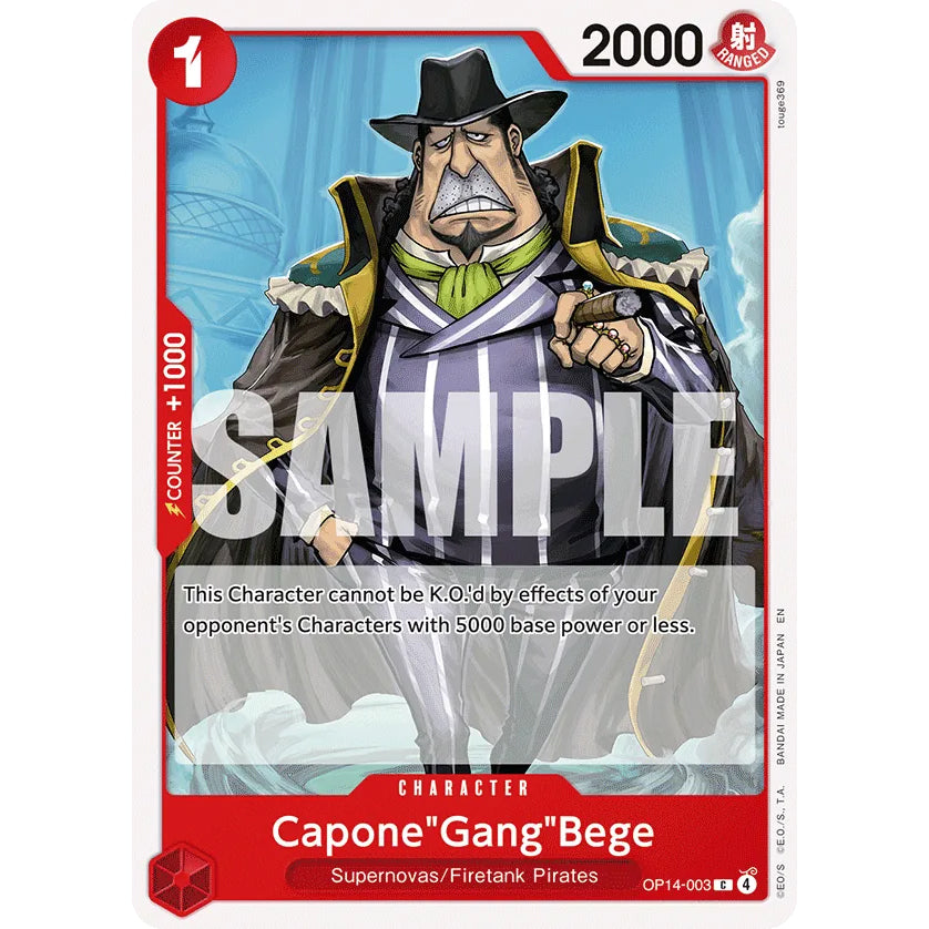 OPCG [OP14-003 C] Capone"Gang"Bege