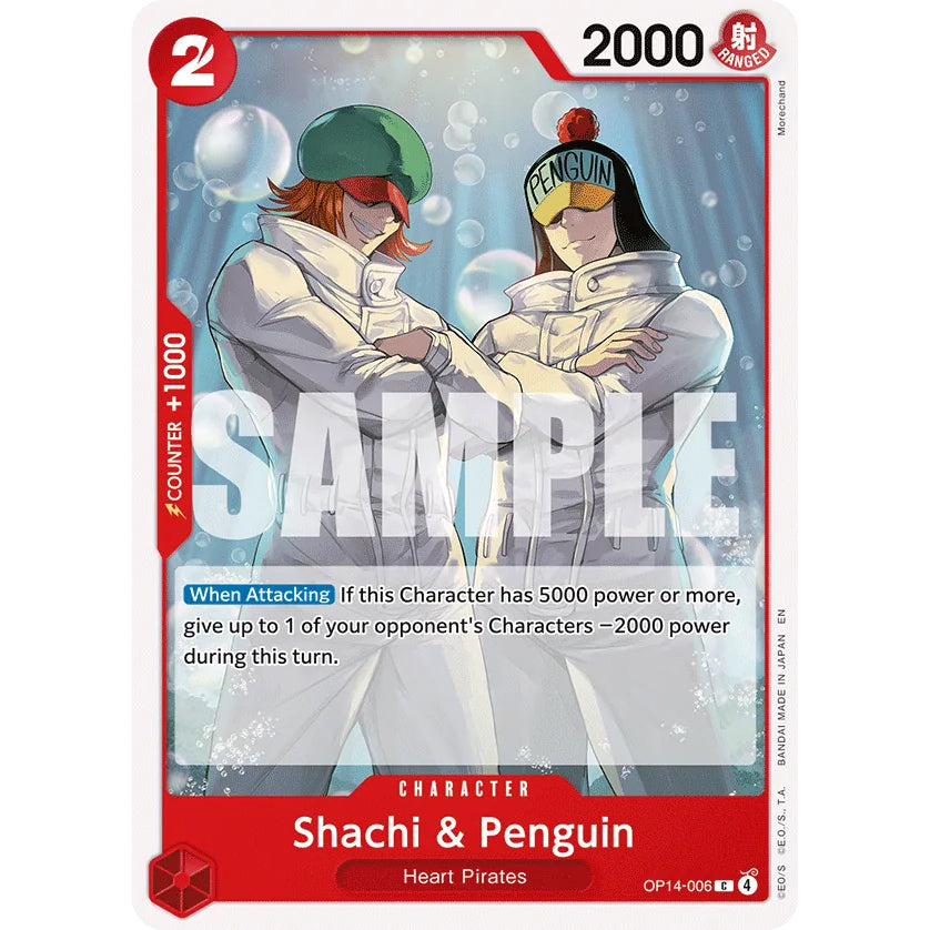 OPCG [OP14-006 C] Shachi & Penguin