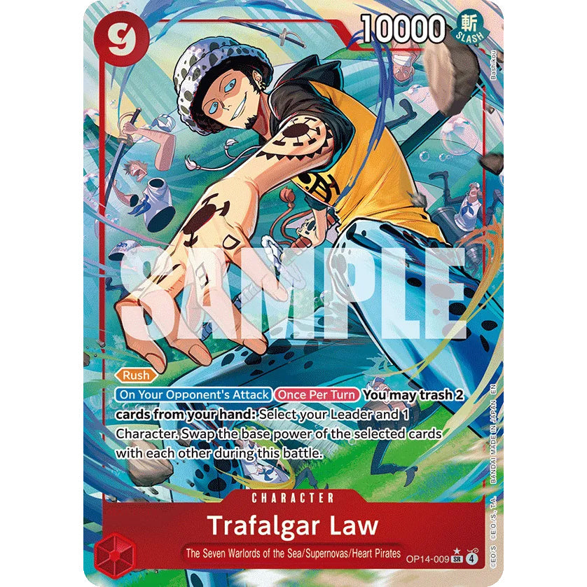 OPCG [OP14-009 SR] Trafalgar Law (Alternate Art)