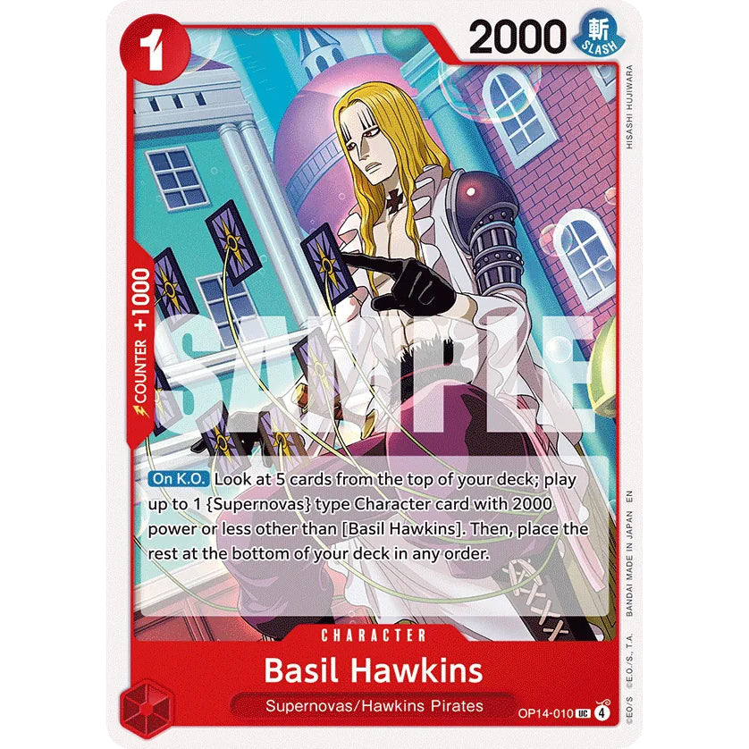 OPCG [OP14-010 UC] Basil Hawkins