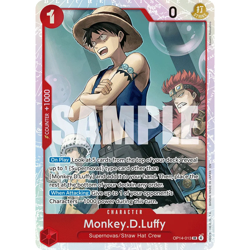 OPCG [OP14-013 SR] Monkey.D.Luffy