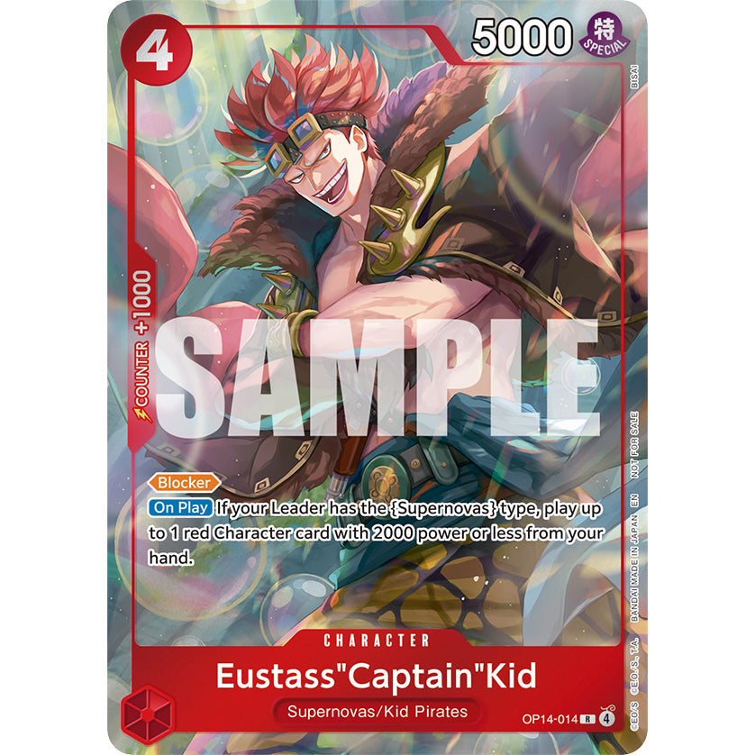 OPCG [OP14-014 R] Eustass"Captain"Kid (OP14 Dash Pack)