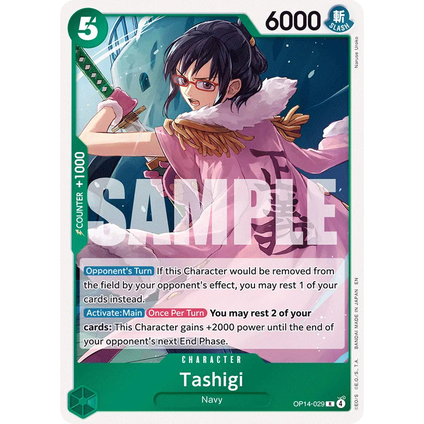 OPCG [OP14-029 R] Tashigi