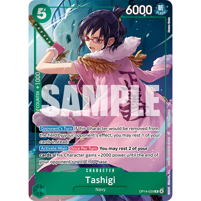 OPCG [OP14-029 R] Tashigi (OP14 Dash Pack)