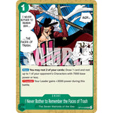 OPCG [OP14-038 UC] I Never Bother to Remember the Faces of Trash